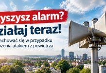 Słyszysz alarm? Działaj teraz! Jak zachować się w przypadku zagrożenia atakiem z powietrza Słyszysz alarm? Działaj teraz! Jak zachować się w przypadku zagrożenia atakiem z powietrza. Foto wygenerowane przez AI