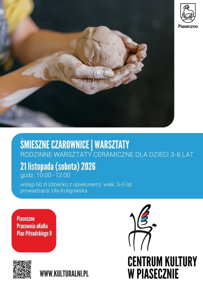 Śmieszne czarownice rodzinne warsztaty ceramiczne dla dzieci 3-6 lat
