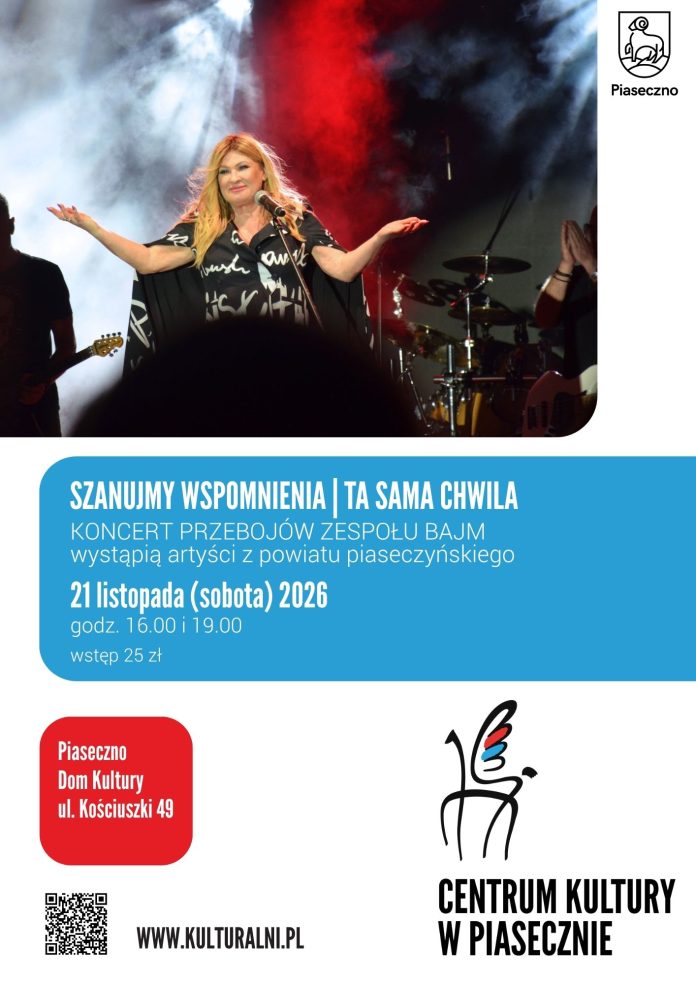Ta sama chwila koncert przebojów zespołu BAJM Ta sama chwila koncert przebojów zespołu BAJM
