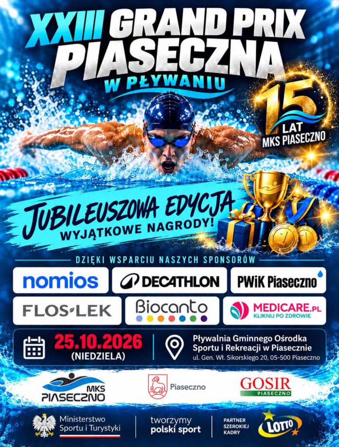 XXIII Grand Prix Piaseczna w Pływaniu 2026